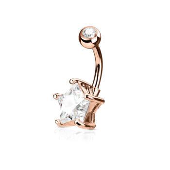 Belly Bar with Solitaire Star - Image 2