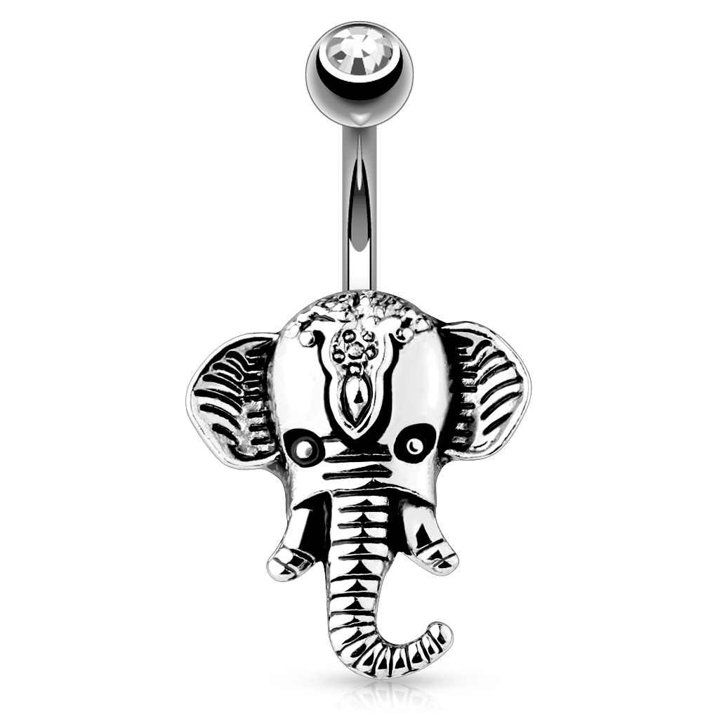 Elephant Head Belly Bar - Image 4