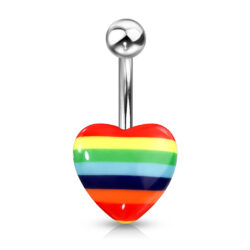 Colourful Heart Belly Bar