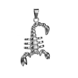 Silver Scorpion Pendant
