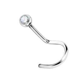 0.8mm Nose Screw with 2mm CZ Gem