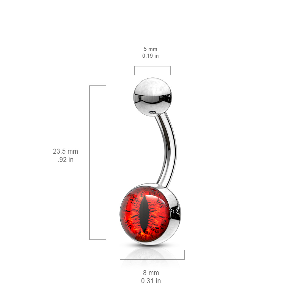 Belly Bar with Snake Eye - Image 3