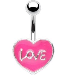 Love Heart Belly Bar