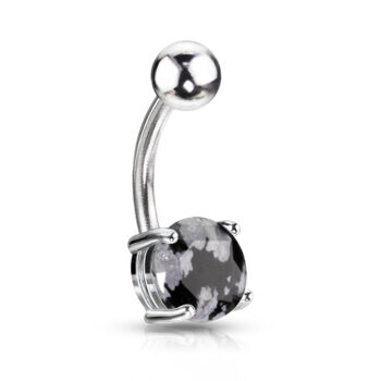 Belly Bar with a 7mm Semi Precious Stone - Image 8