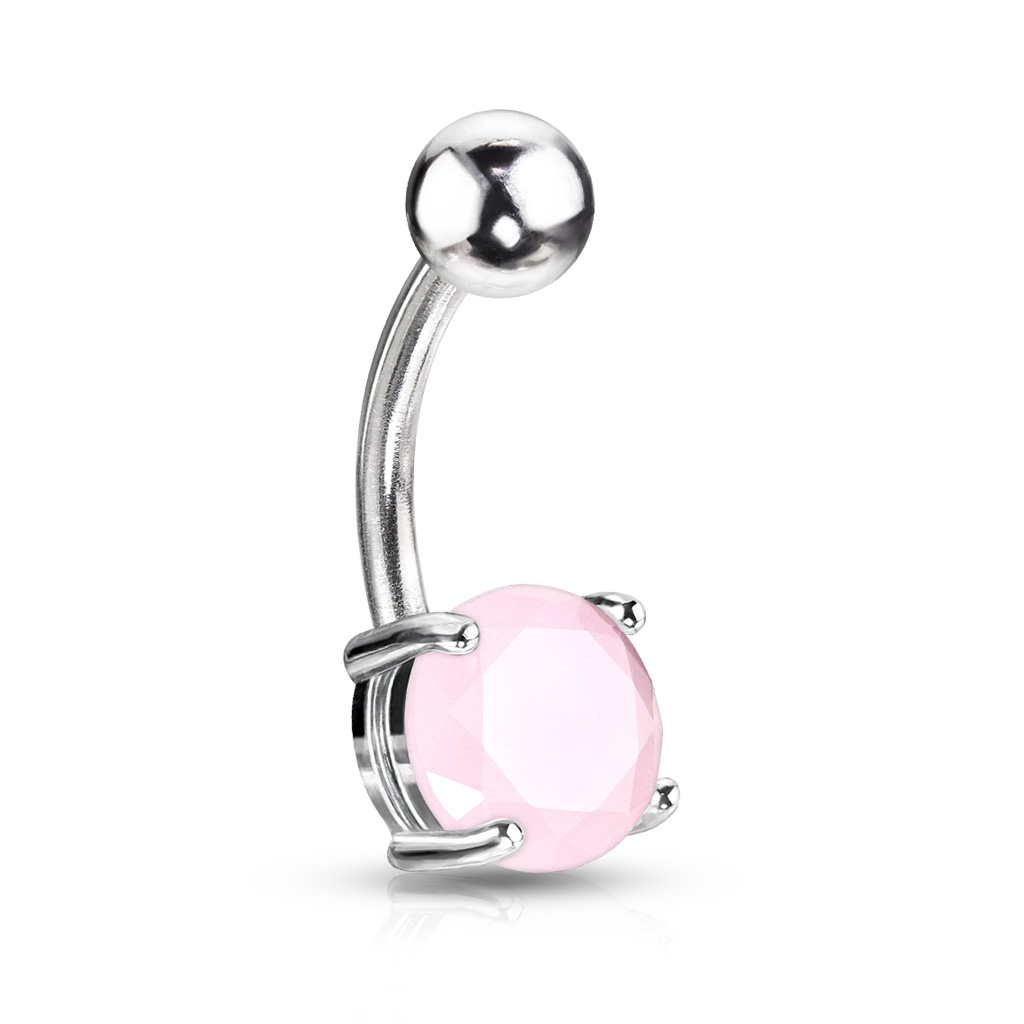Belly Bar with a 7mm Semi Precious Stone - Image 3