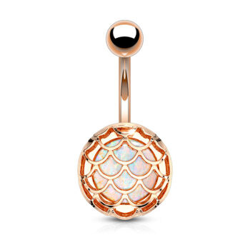 Belly Bar with Opal Glitter Fish Scales - Image 2