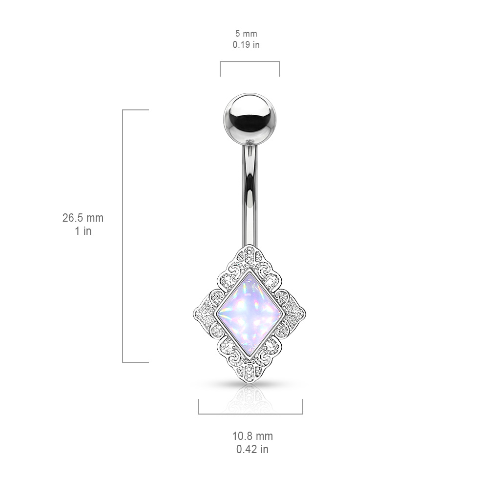 Belly Bar with an Epoxy Stone - Image 11