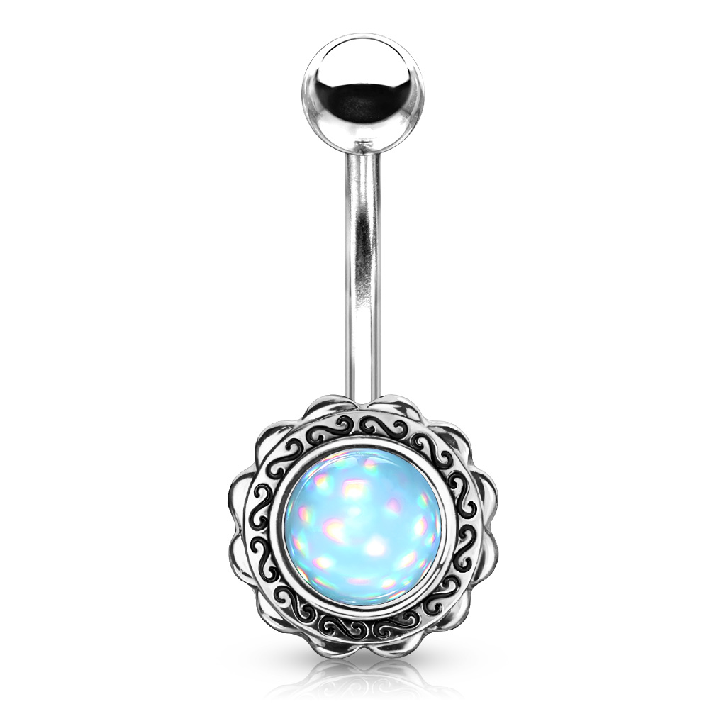 Belly Bar with an Epoxy Stone - Image 6