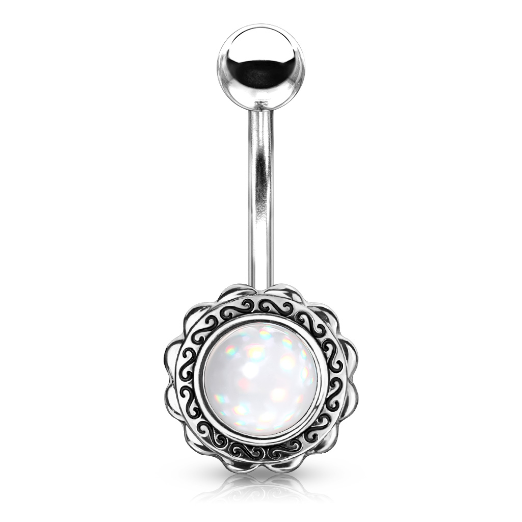 Belly Bar with an Epoxy Stone - Image 5