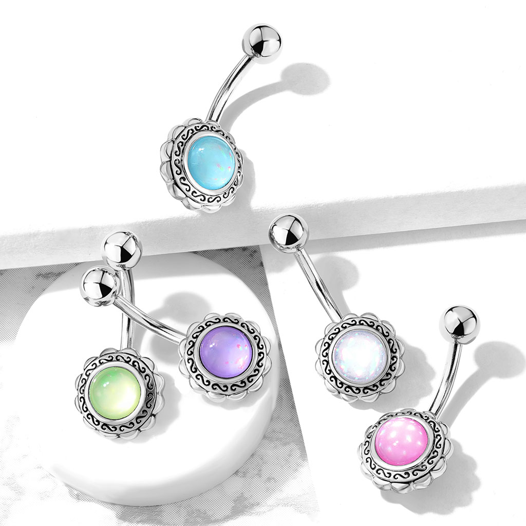 Belly Bar with an Epoxy Stone