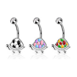 Belly Bar with a Colourful Tortoise