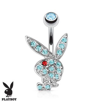 PLAYBOY Belly Bar with cz gems - Image 2