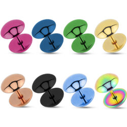Fake Plug Earring with Domed Ends