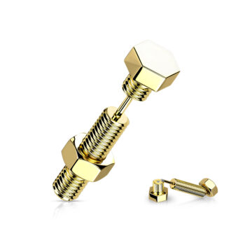 Gold Fake Ear Stretching Taper