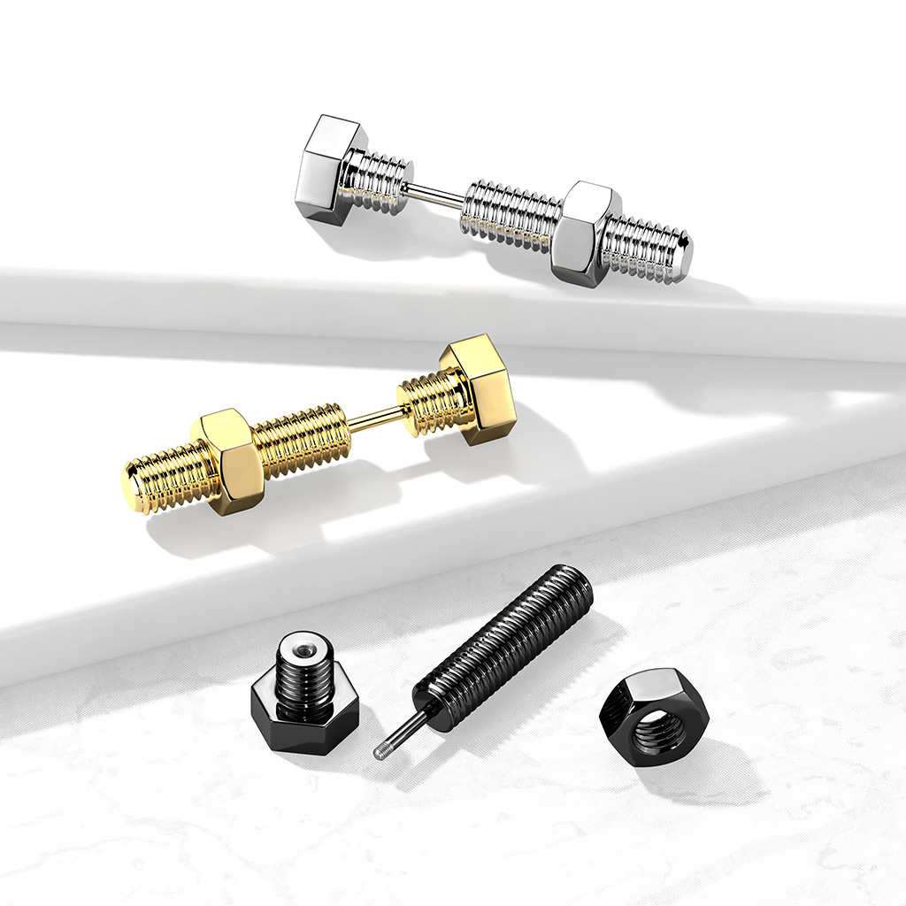 Gold Fake Ear Stretching Taper - Image 4
