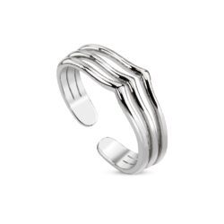 Toe or Finger Ring with a Triple Ring Design