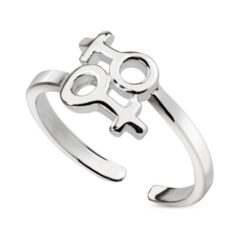 Toe or Finger Ring with Double Venus