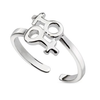 Toe or Finger Ring with Double Venus