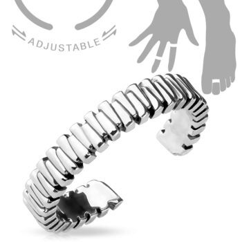 Toe or Finger Ring with a Links Pattern - Image 3