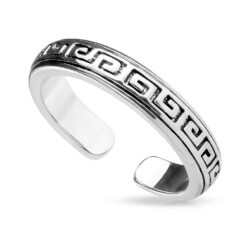 Toe or Finger Ring with a Maze Pattern
