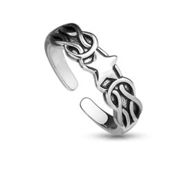 Toe or Finger Ring with a Centred Star