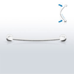 Bioflex Retainer with Clear UV Balls