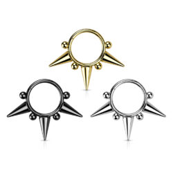 Hinged Ring with Spikes and Balls