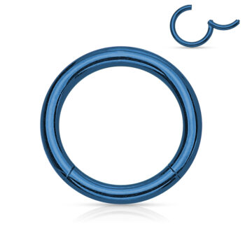 Blue Hinged Segment Ring