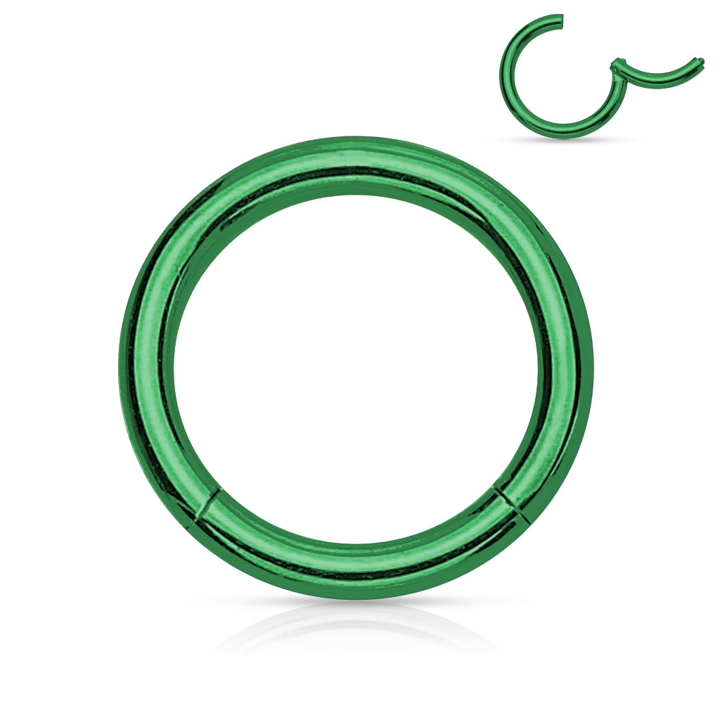 Green Hinged Segment Ring
