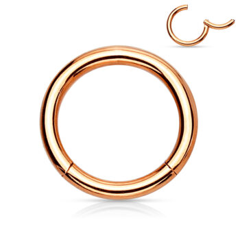 Rose Gold Hinged Segment Ring