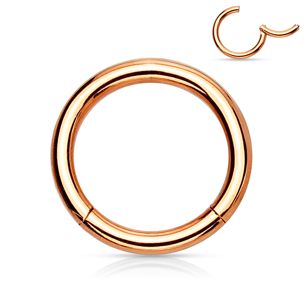 Rose Gold Hinged Segment Ring