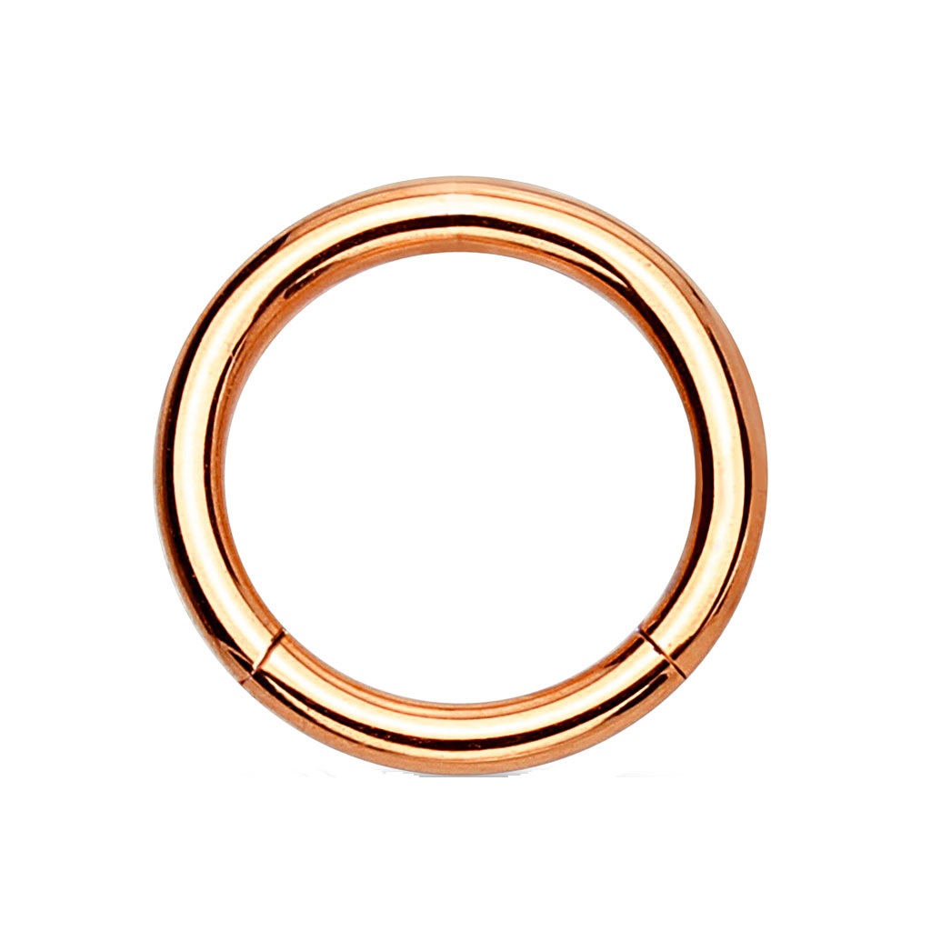 Rose Gold Hinged Segment Ring - Image 4