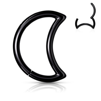 Half Moon Hinged Ring - Image 4