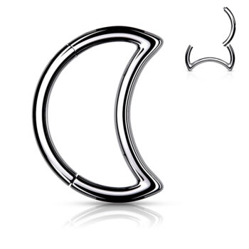 Half Moon Hinged Ring - Image 2