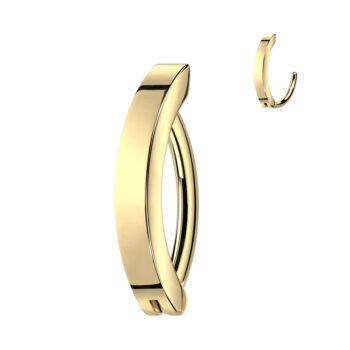 Half Ring Hinged Belly Bar - Image 7