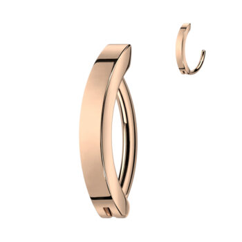 Half Ring Hinged Belly Bar - Image 5