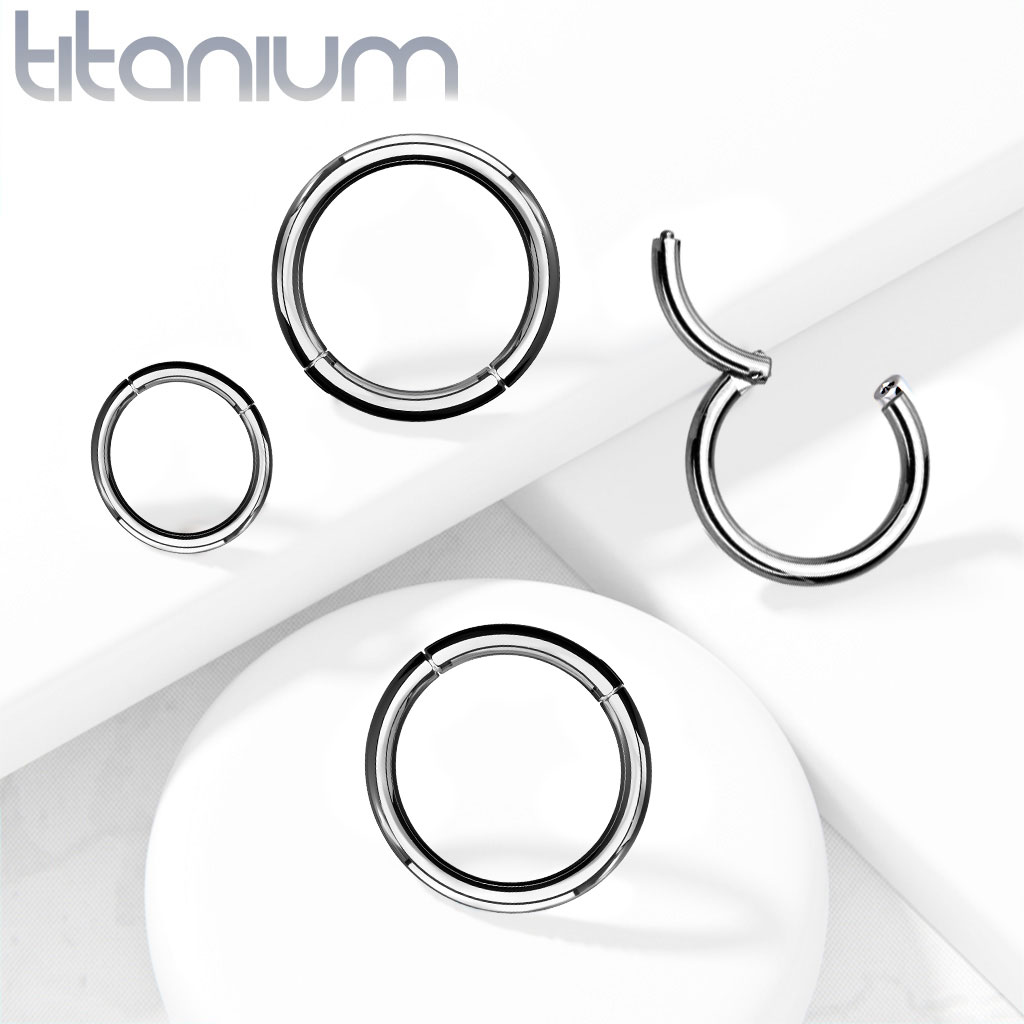 Titanium Hinged Ring