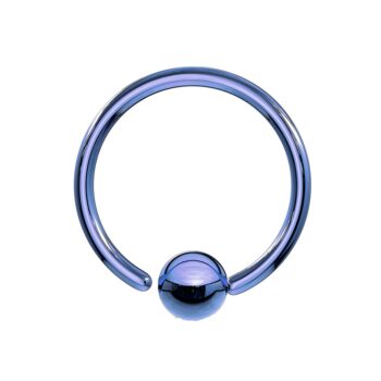 Blue Fixed Ball Flexible Cut Ring - Image 4