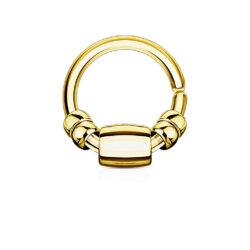 Cut Ring with Small Balls and Barrel Sliders