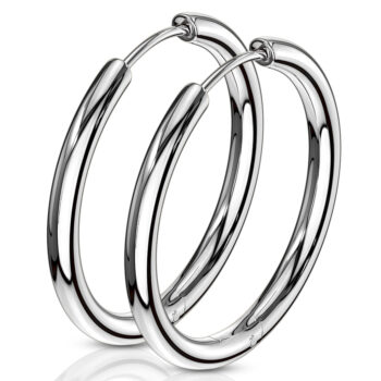 Hinged Seamless Sleeper Earrings - Image 2