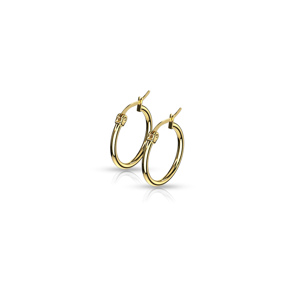 Gold Hoop Earrings - Image 16