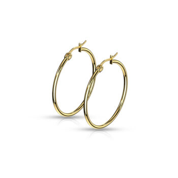 Gold Hoop Earrings - Image 13