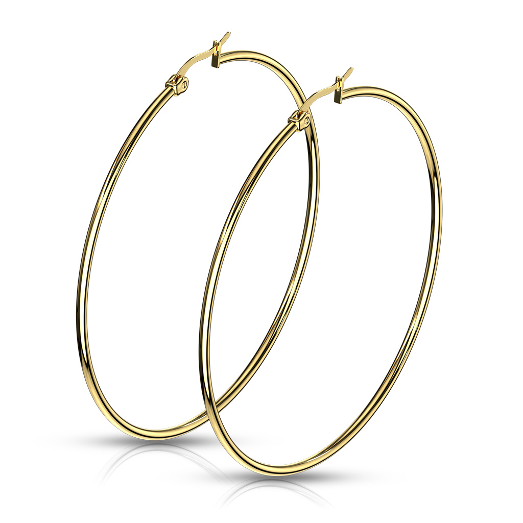 Gold Hoop Earrings - Image 7