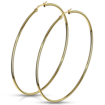 Gold Hoop Earrings - Image 5