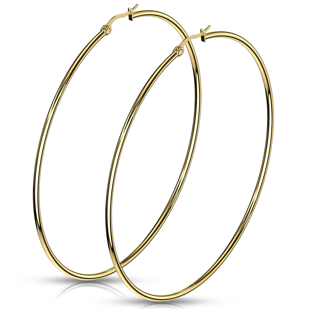 Gold Hoop Earrings - Image 5
