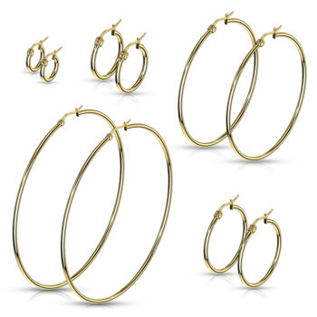 Gold Hoop Earrings