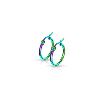 Rainbow Hoop Earrings - Image 14