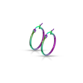Rainbow Hoop Earrings - Image 13