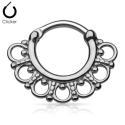 Clicker with an Ornate Design Hanger
