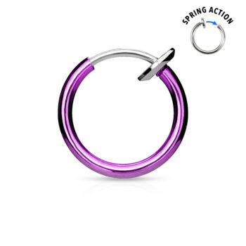Titanium Spring Action Fake 10mm Ring - Image 9